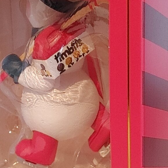 ADORABLE 2023 Tim Hortons Snowman Ornament BNIP Hockey Stick Timbits Box… - Picture 3 of 8